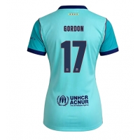 Camisa de Futebol Barcelona Anthony Gordon #17 Equipamento Alternativo Mulheres 2026-27 Manga Curta
